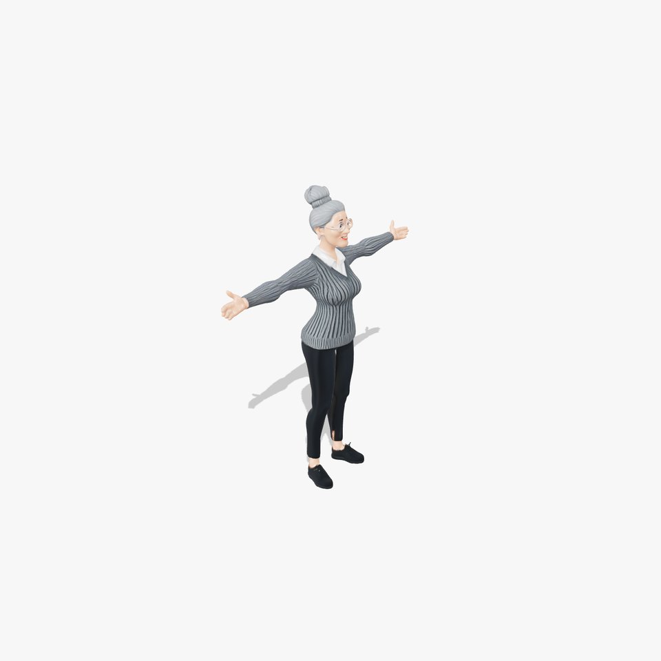 Lively Librarian Character model pack